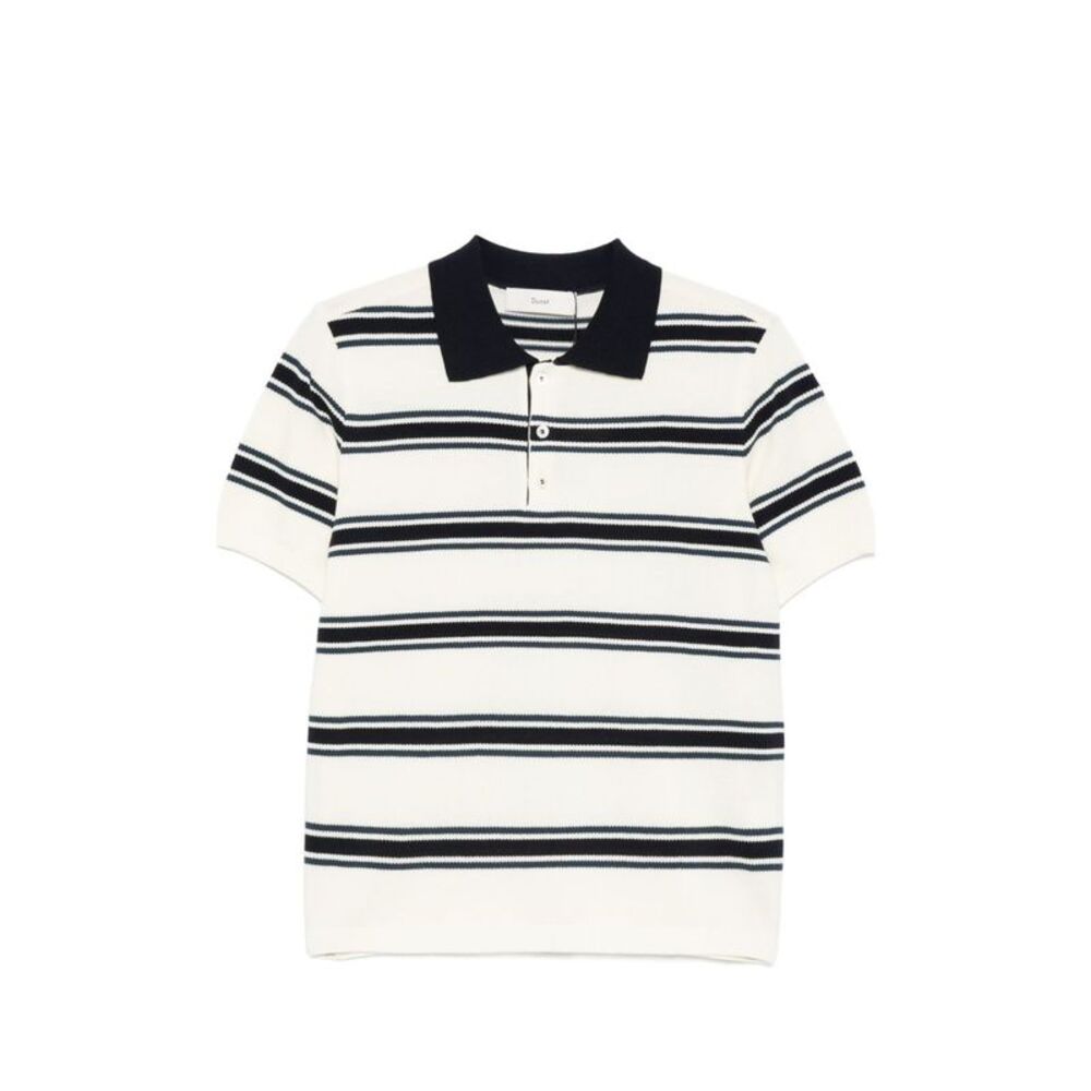 Dunst Women's Striped Cotton Polo Shirt